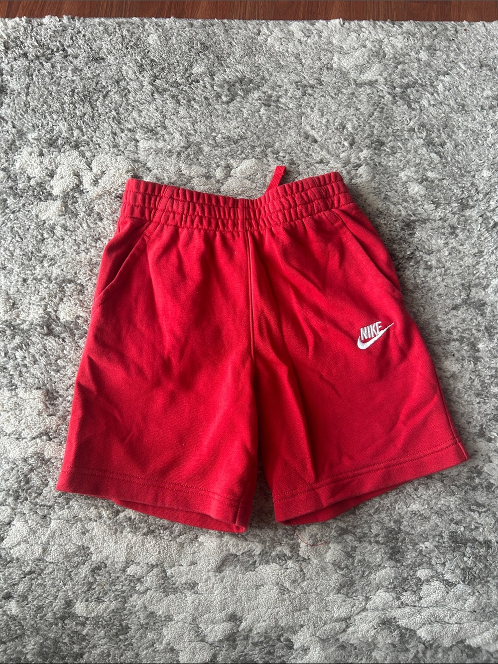 Kids Red Nike Shorts (size M)
